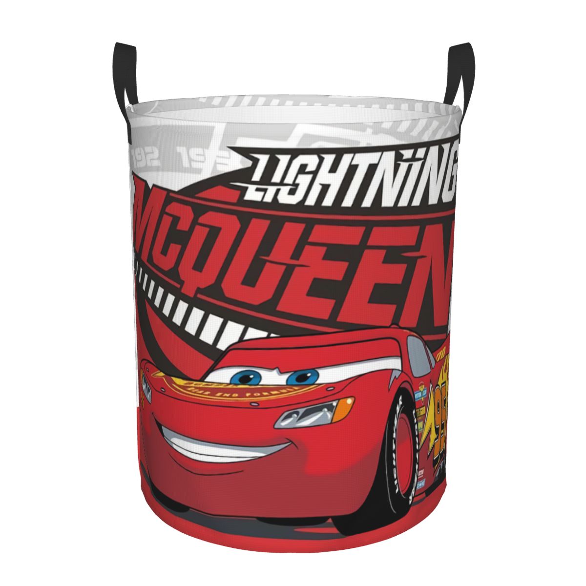 Baby Clothes Organiser - Custom Lightning McQueen Cartoon Laundry Basket
