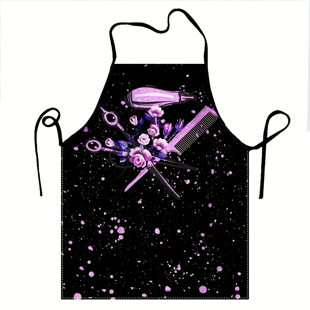 Printed Bibs Pack - Hair Stylist Salon Apron with Fashion