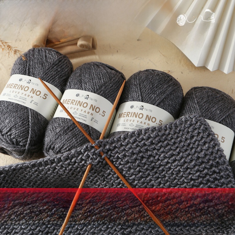 Baby Clothing Yarn - Thick Wool Yarn Hand Knitting Scarf