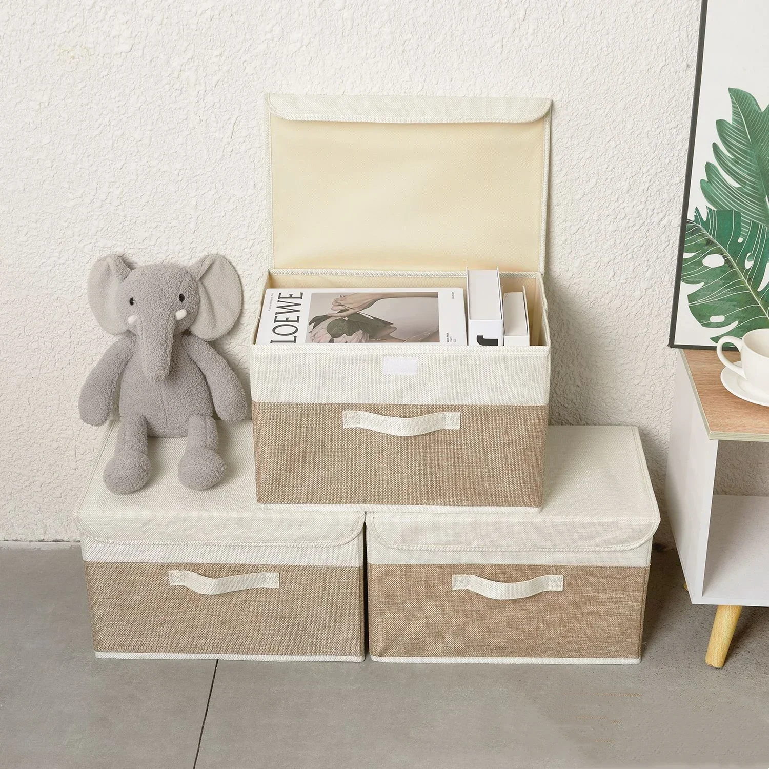 Baby Clothes Organiser - Foldable Clothes Storage Organizer Large-capacity Linen