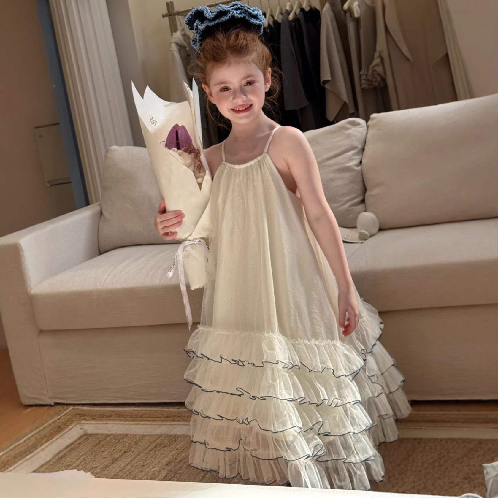 Baby Clothing Yarn - Girls Dress 2026 Spring and Summer
