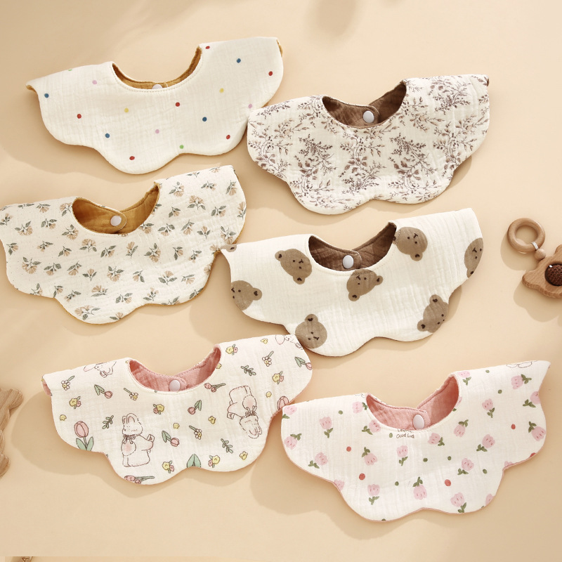 2-Pack Newborn Bibs  Cute Prin - Printed Bibs Pack recension och pris
