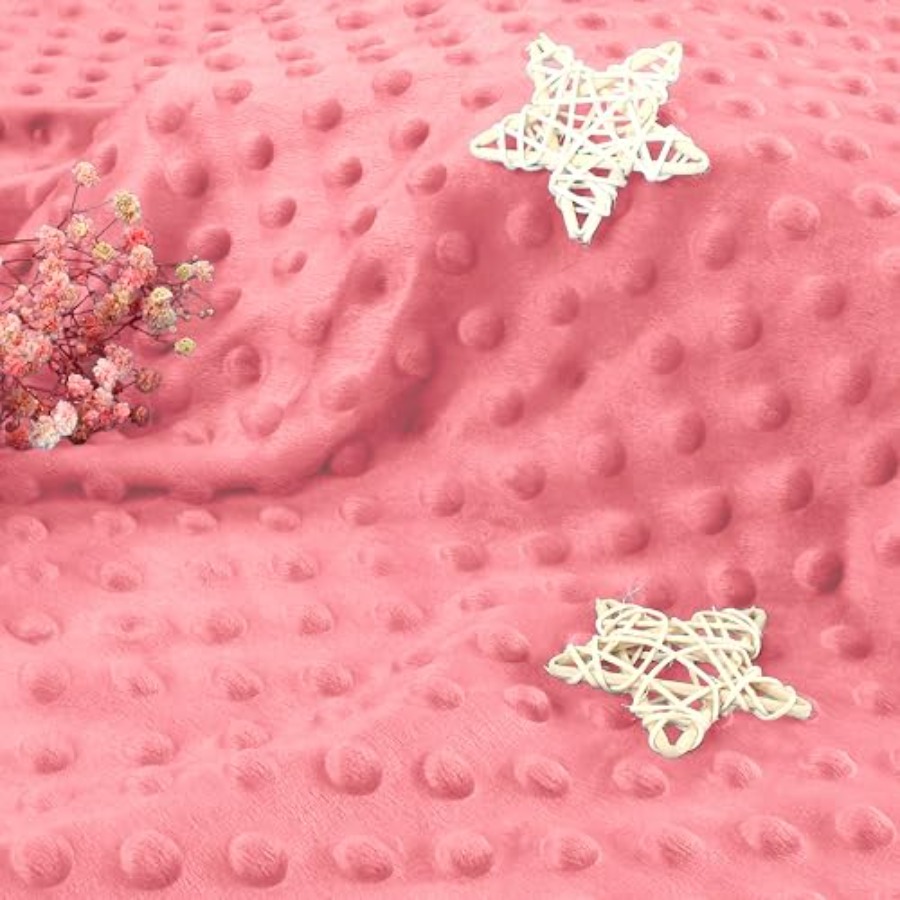 Minky Dot Fabric by The Yard x - Baby X Clothing recension och pris