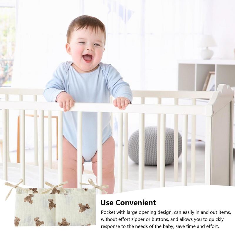 Baby Crib Organizer Cot Caddy  - Baby Clothing For Bed recension och pris