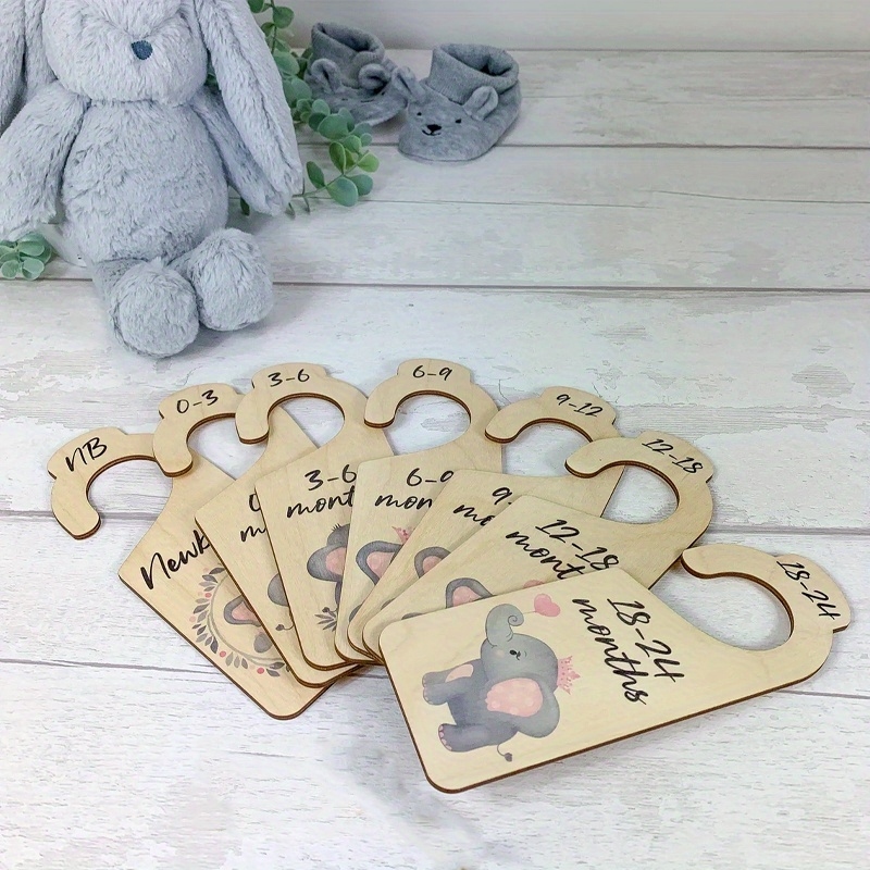 7pcs Wooden Baby Clothes Divid - Baby Clothes Organiser recension och pris