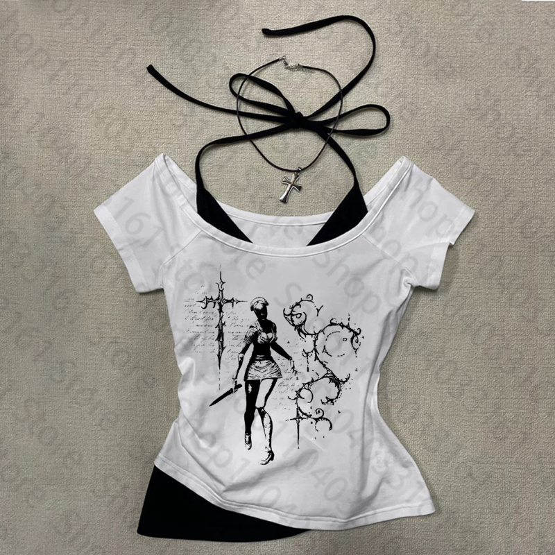 Gothic Printed Y2k Clothes Pun - Baby Y2K Clothing recension och pris