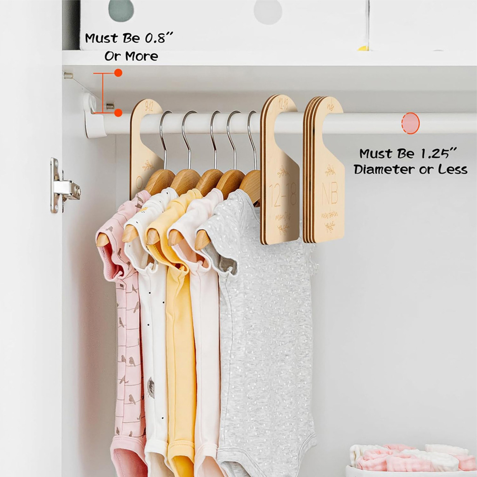 Wardrobe Organizer Clothes Org - Baby Clothes Organiser recension och pris