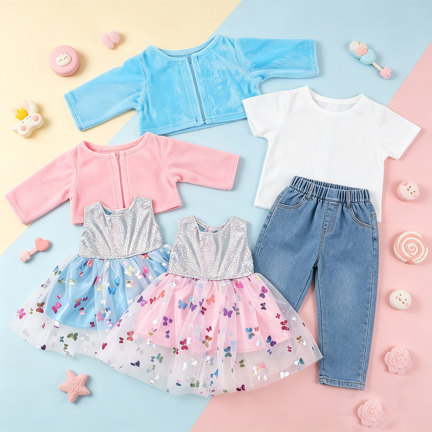 Cute 18 Inch Doll Clothes Set  - Baby Clothing Deals recension och pris