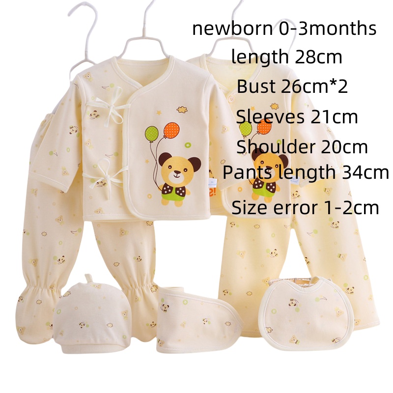 7 Pc of Pack Newborn Printed C - Printed Bibs Pack recension och pris