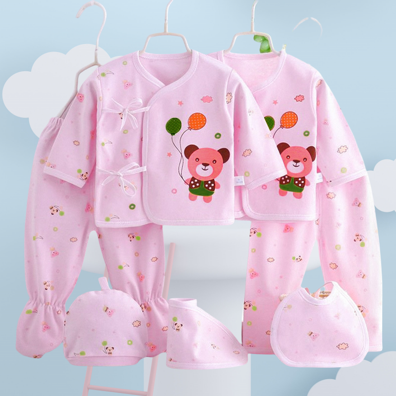 7 Pc of Pack Newborn Printed C - Printed Bibs Pack recension och pris
