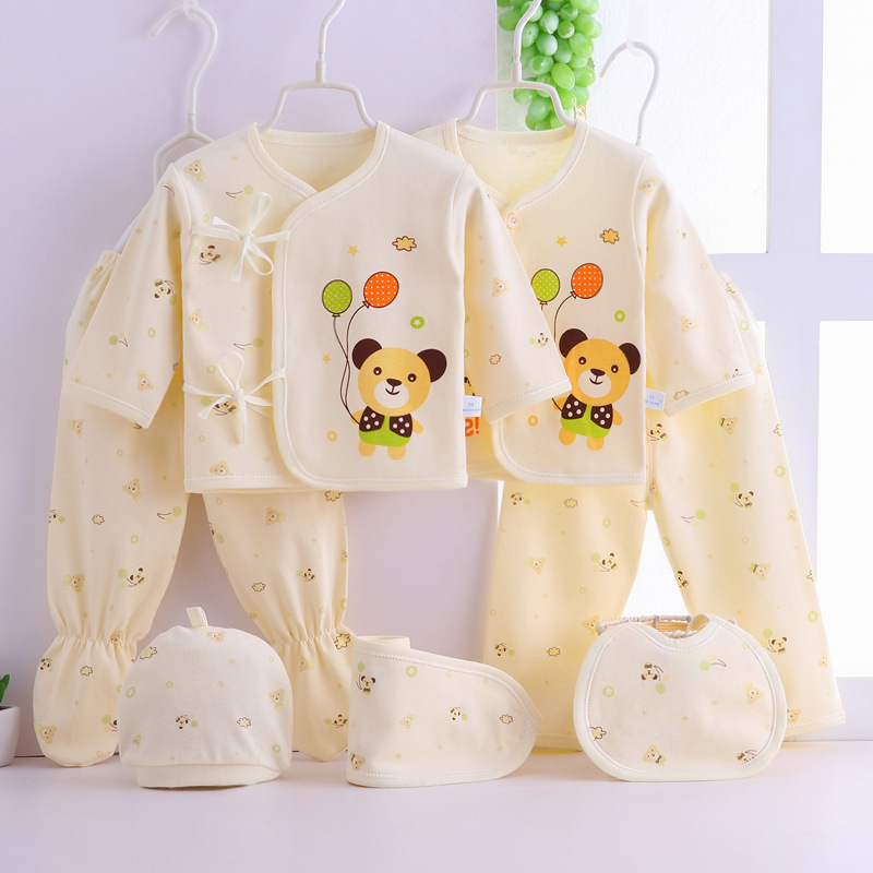 7 Pc of Pack Newborn Printed C - Printed Bibs Pack recension och pris