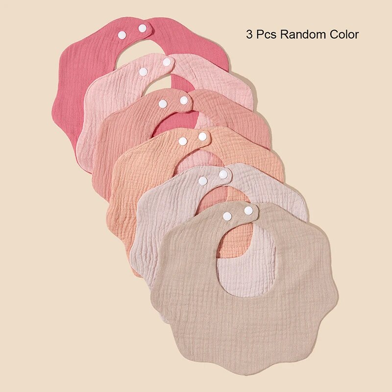 3 Packs (Random Color) Baby Ba - Printed Bibs Pack recension och pris