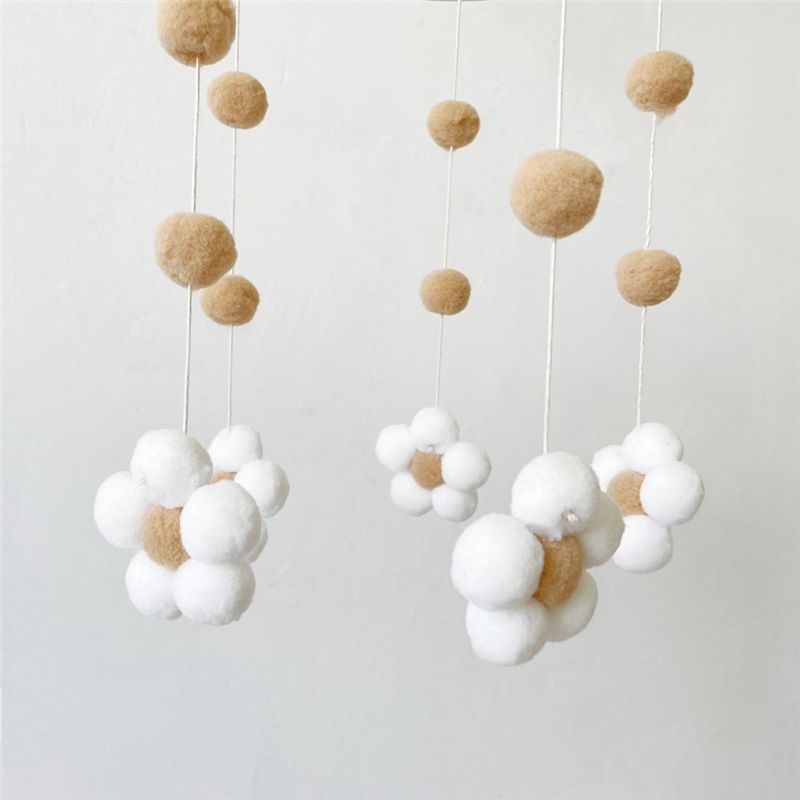 BAAU Nordic Fur Ball Flower Wi - Baby Clothing For Bed recension och pris