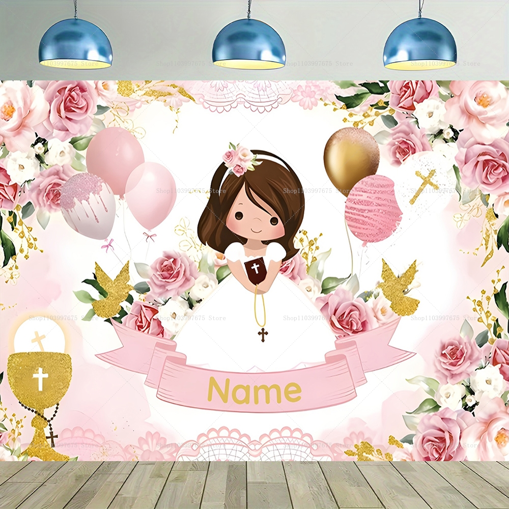 Custom Boy Girl First Holy Com - Baby Clothing Easter recension och pris