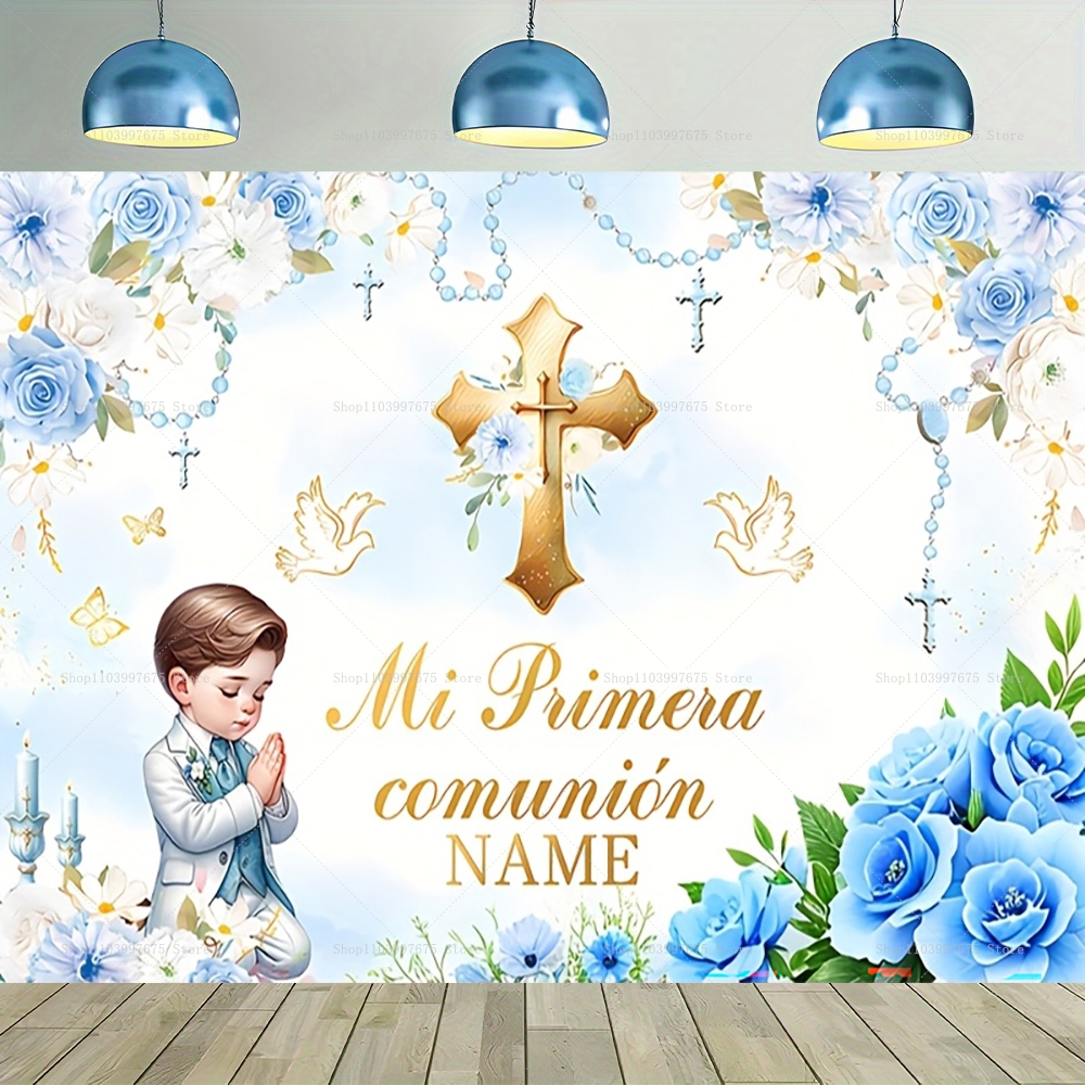 Custom Boy Girl First Holy Com - Baby Clothing Easter recension och pris
