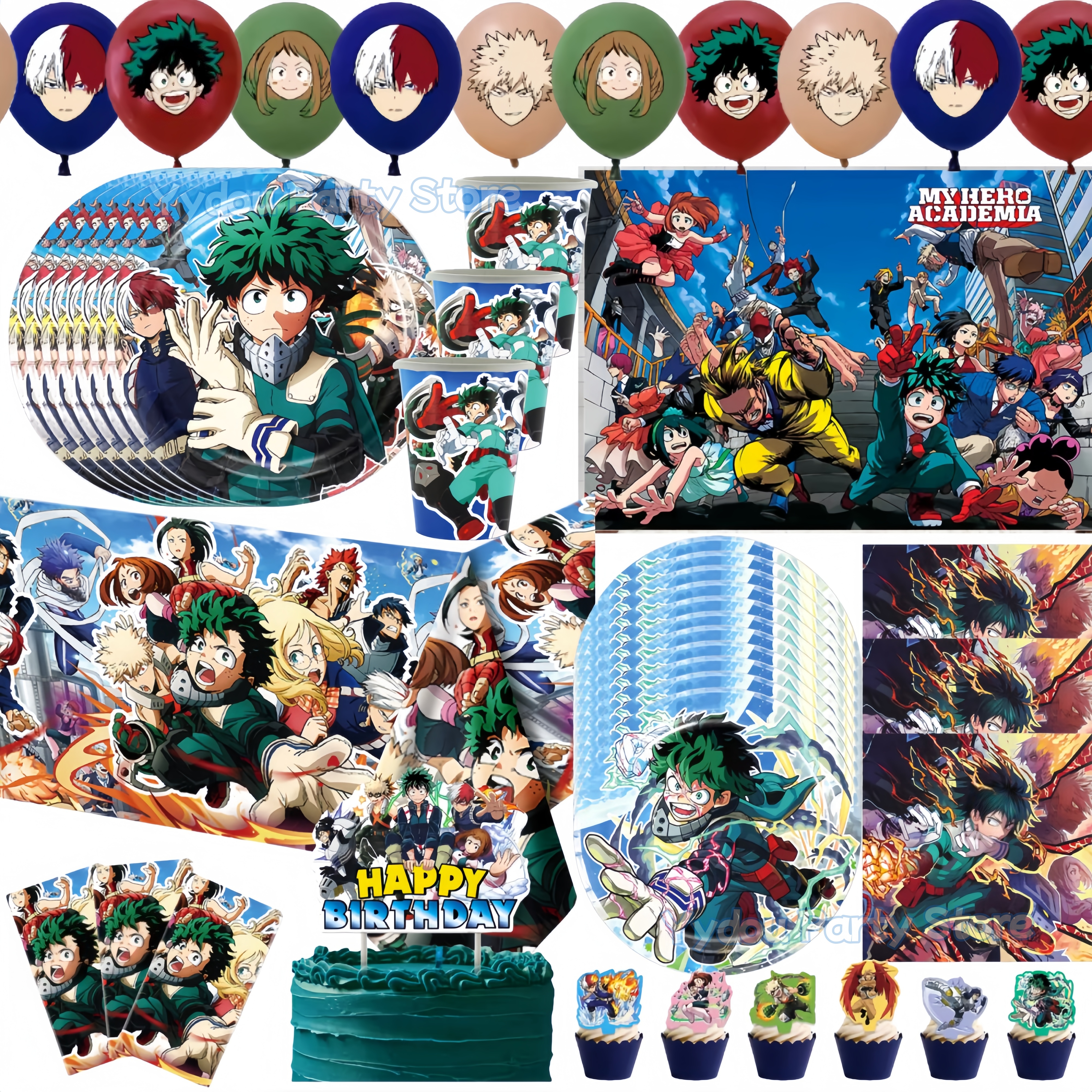 Hero Academiaed Birthday Party - Baby Clothing Easter recension och pris
