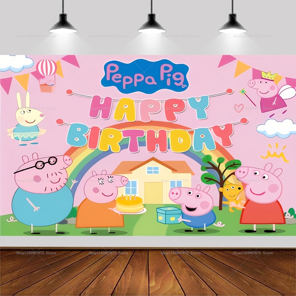 Custom Name Cartoon Peppa Pig  - Baby Clothing Easter recension och pris