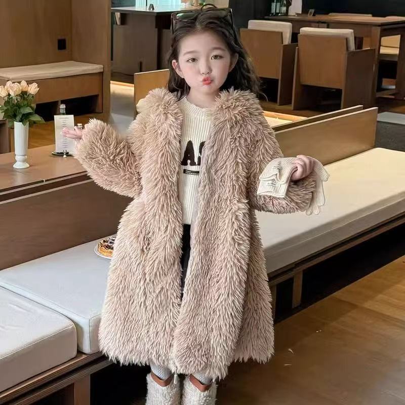 AutumnWinter Girls Fur Coat Ba - Baby X Clothing recension och pris