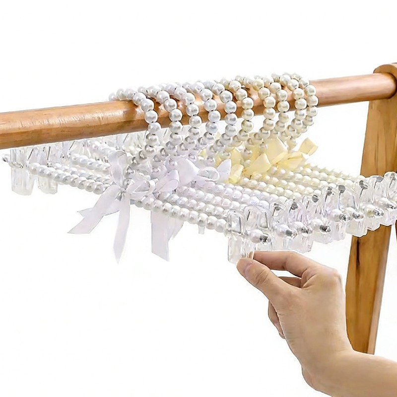 5Pcs Kids Pearl Clothes Hanger - Baby Clothes Organiser recension och pris