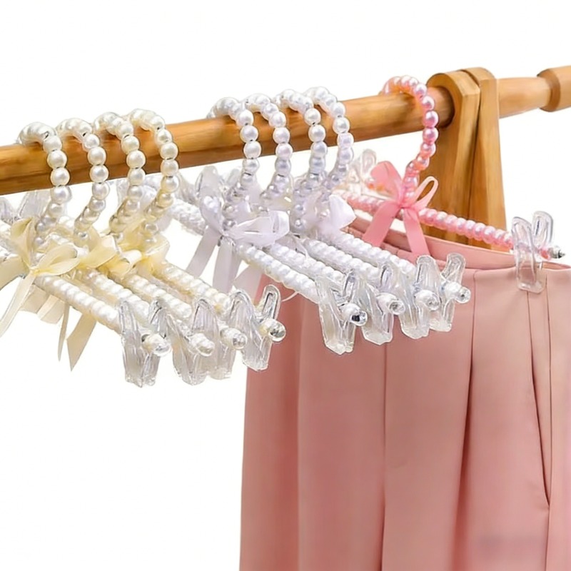 5Pcs Kids Pearl Clothes Hanger - Baby Clothes Organiser recension och pris