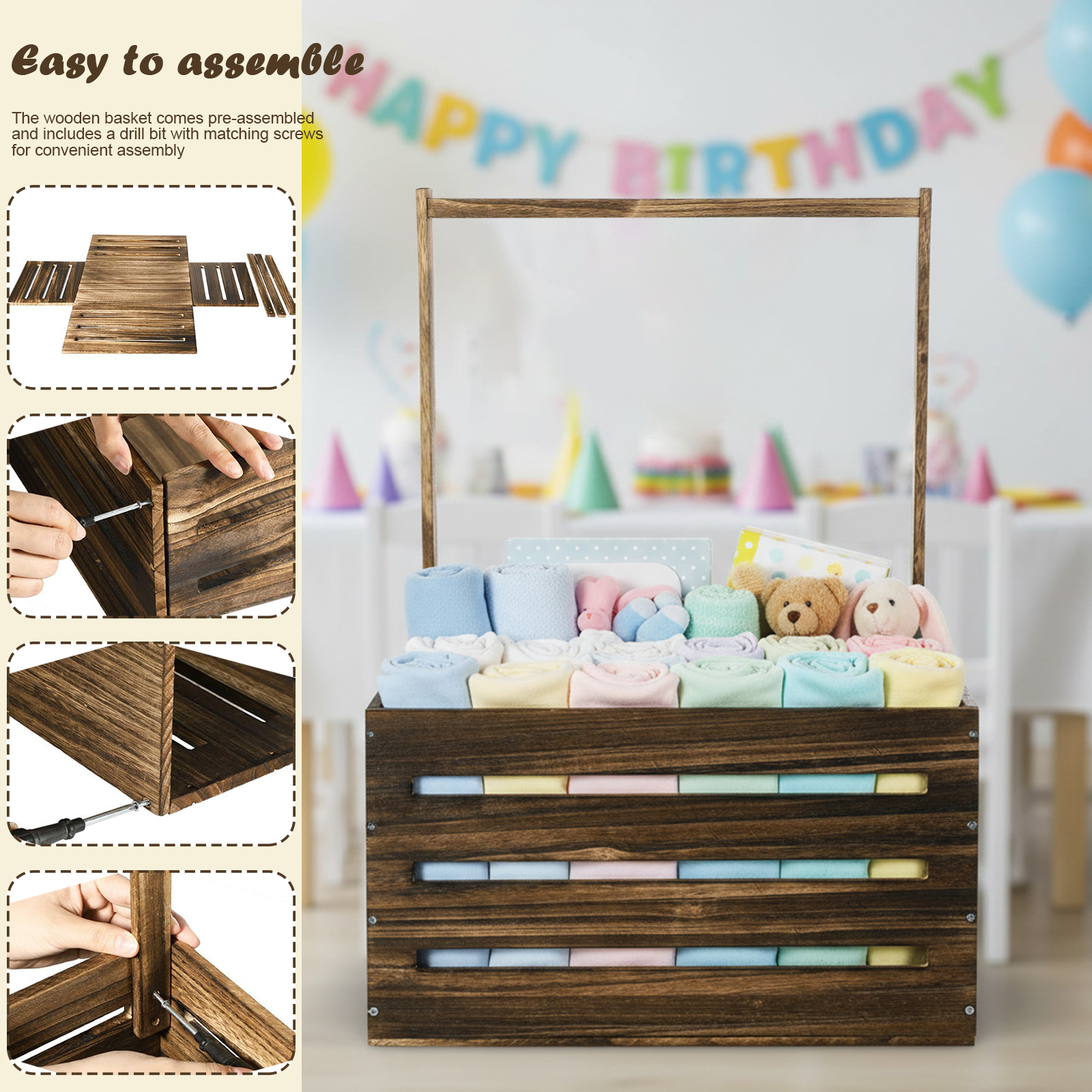 Baby Clothing Wooden Storage B - Baby X Clothing recension och pris