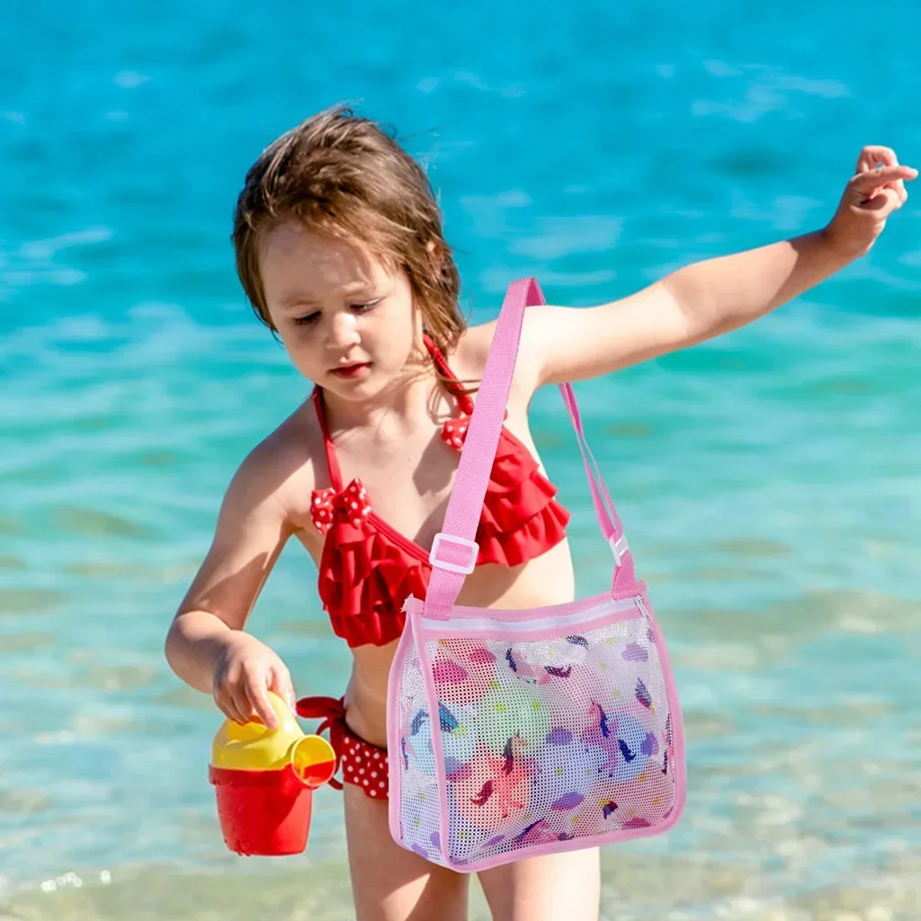 Outdoor Beach Mesh Bag Childen - Baby Clothes Organiser recension och pris