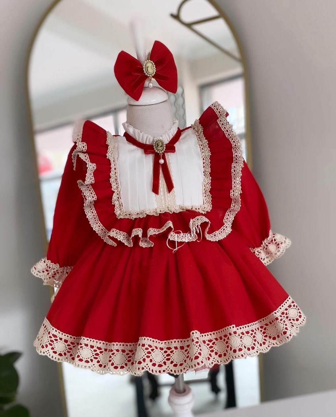 0-12Y Baby Girl Autumn Red Tur - Baby Clothing Easter recension och pris