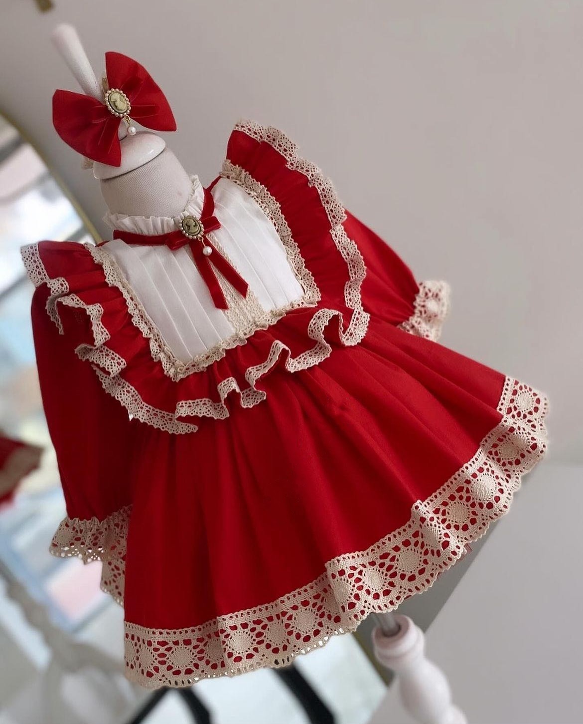 0-12Y Baby Girl Autumn Red Tur - Baby Clothing Easter recension och pris