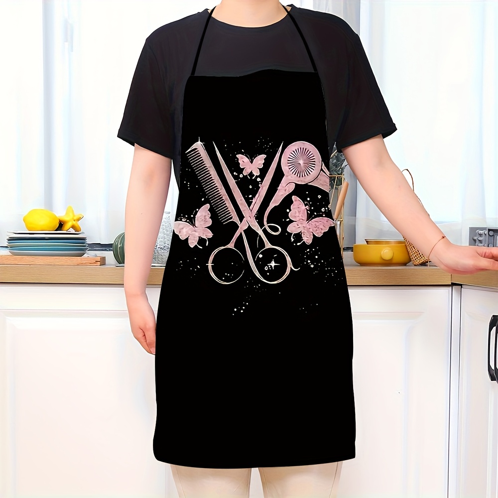 Hair Stylist Salon Apron with  - Printed Bibs Pack recension och pris