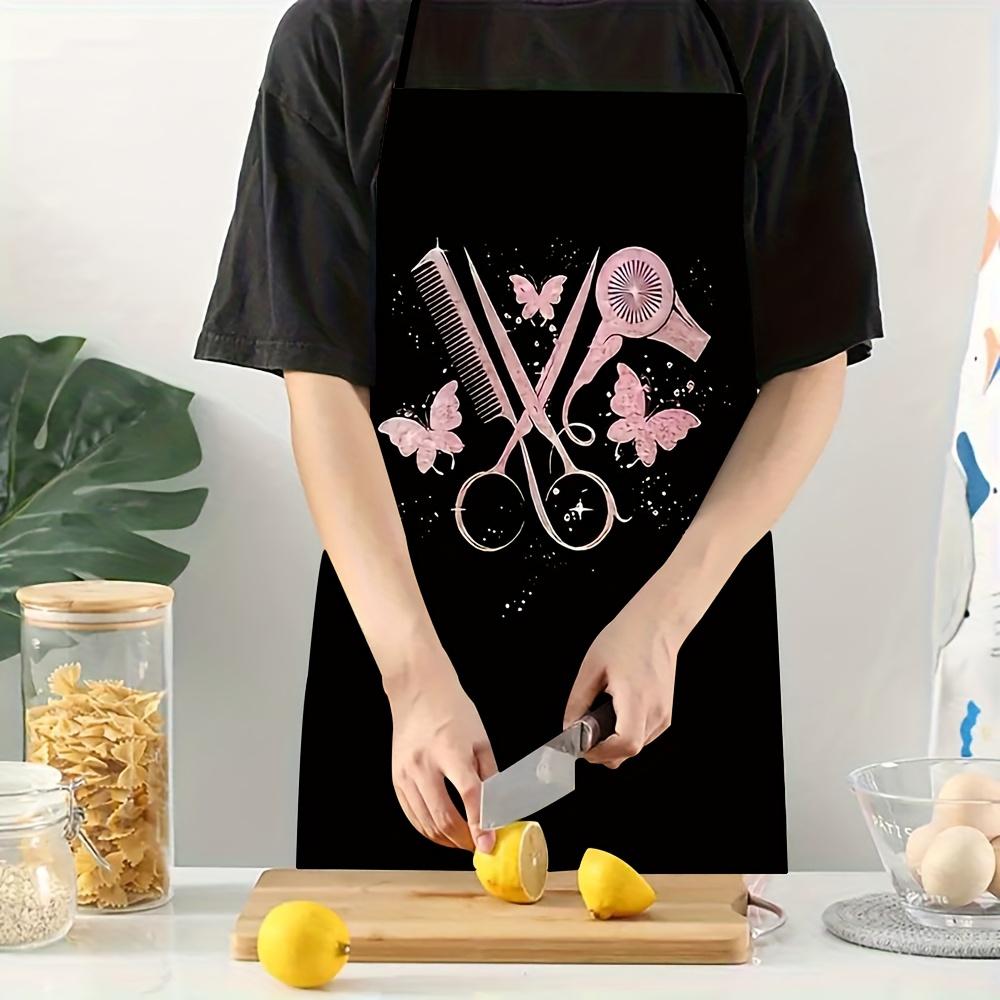 Hair Stylist Salon Apron with  - Printed Bibs Pack recension och pris