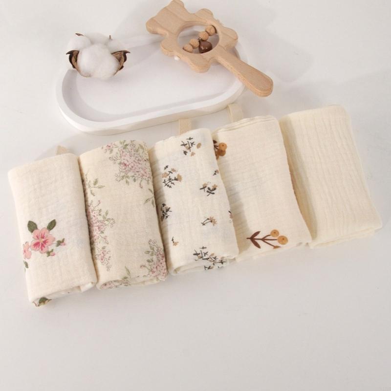  Pack of 5pcs Newborns Bath To - Printed Bibs Pack recension och pris