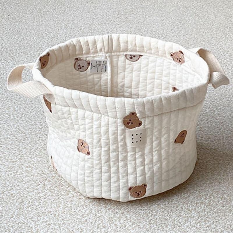 Cute Bear Embroidery Diaper Ba - Baby Clothes Organiser recension och pris