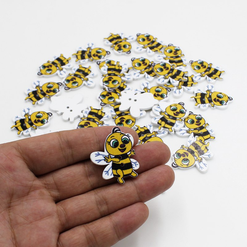 50Pcs New Mixed Cartoon button - Baby X Clothing recension och pris