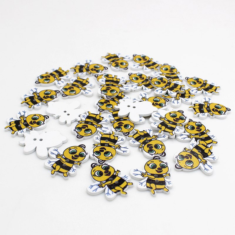 50Pcs New Mixed Cartoon button - Baby X Clothing recension och pris