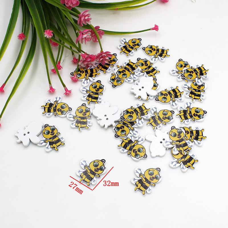 50Pcs New Mixed Cartoon button - Baby X Clothing recension och pris
