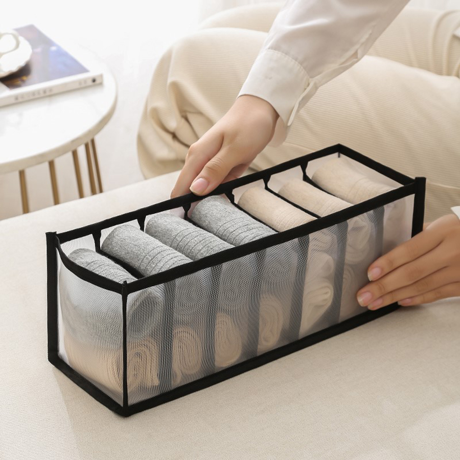 House Storage Box Nylon Mesh B - Baby Clothes Organiser recension och pris
