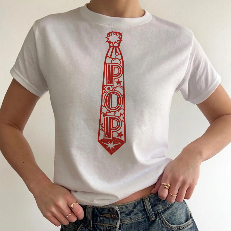 Trendy baby T-shirt with tie,  - Baby Y2K Clothing recension och pris