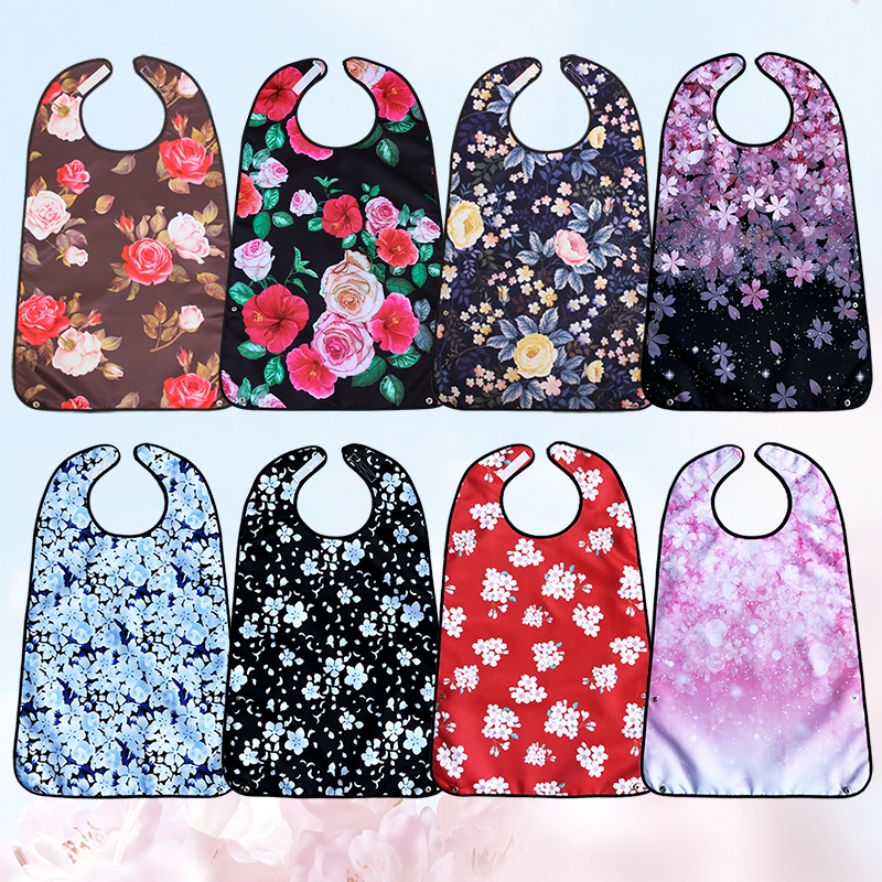 Waterproof Bib for Middle-Aged - Printed Bibs Pack recension och pris